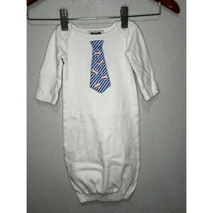 Mud Pie, Baby Boy Or Unisex 0-3 Month Baseball Gown